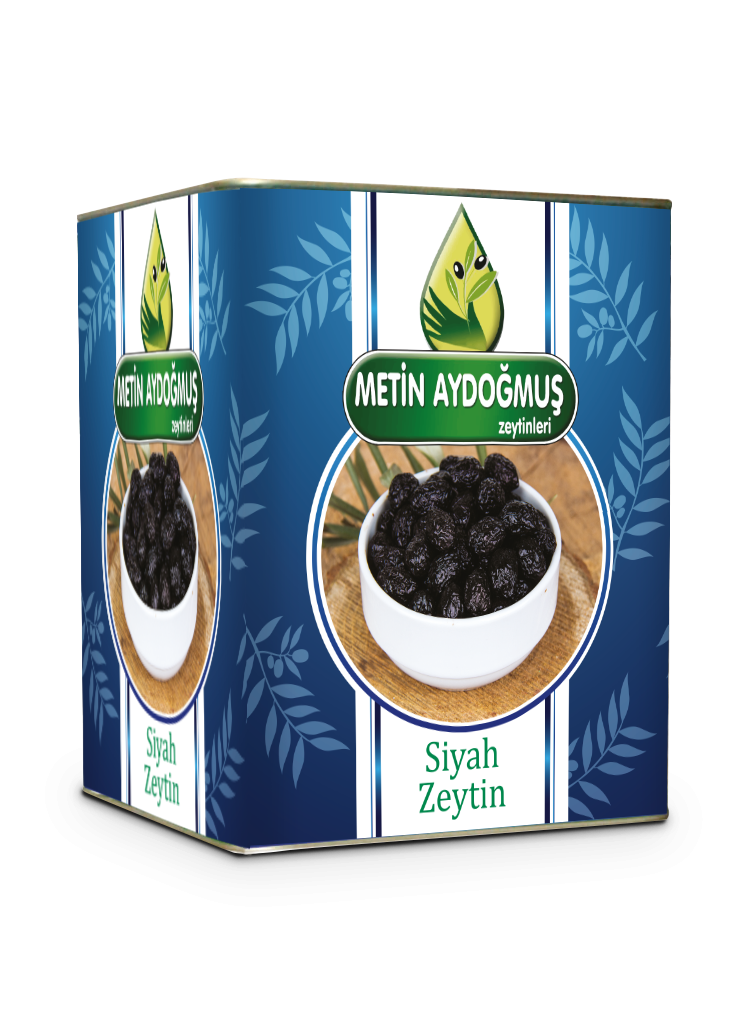 9 KG MAVİ TENEKE MANİSA AKHİSAR USLU TİPİ SİYAH ZEYTİN