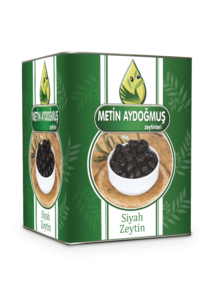 10 KG YEŞİL TENEKE EGE TİPİ SİYAH ZEYTİN