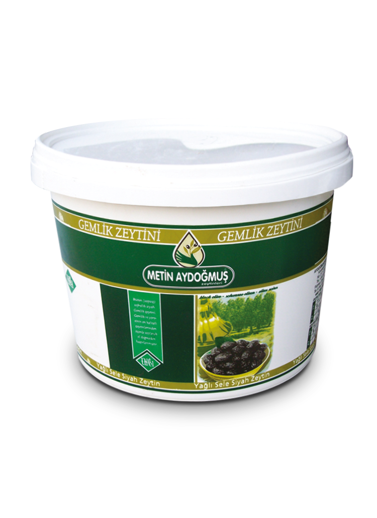 10 KG GEMLİK SİYAH ZEYTİN KOVA