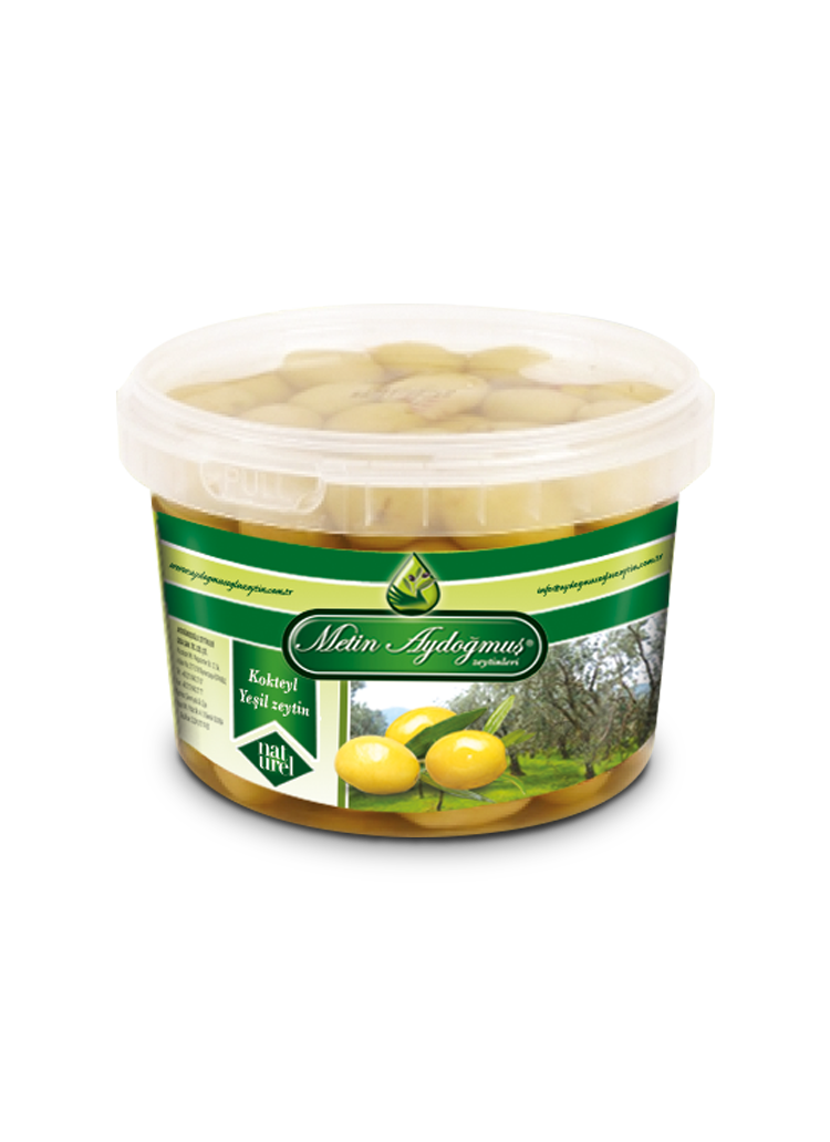 800 gr Kokteyl Yeşil Zeytin Kova | Metin Aydoğmuş Zeytinleri